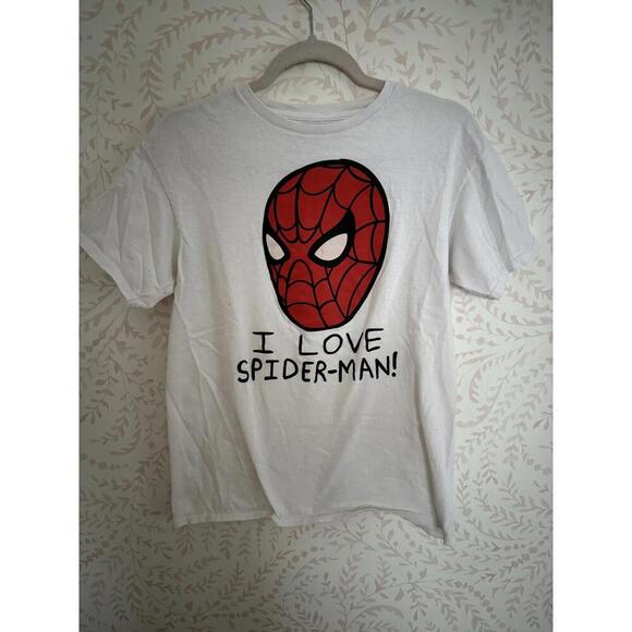 NWOT I Love Spider-Man T-Shirt - Marvel Studios - Picture 1 of 3